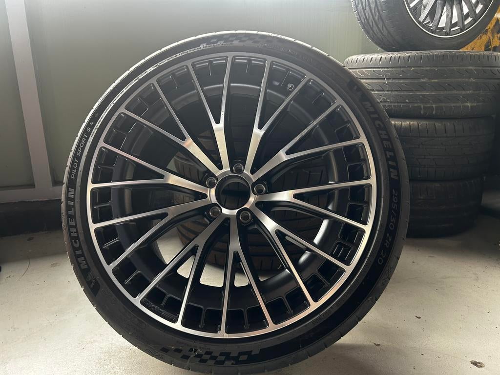 MERCEDES CLE 53 AMG - VELGEN BREEDSET + BANDEN ORIGINEEL!, Ophalen, Overige maten, Zomerbanden, Banden en Velgen