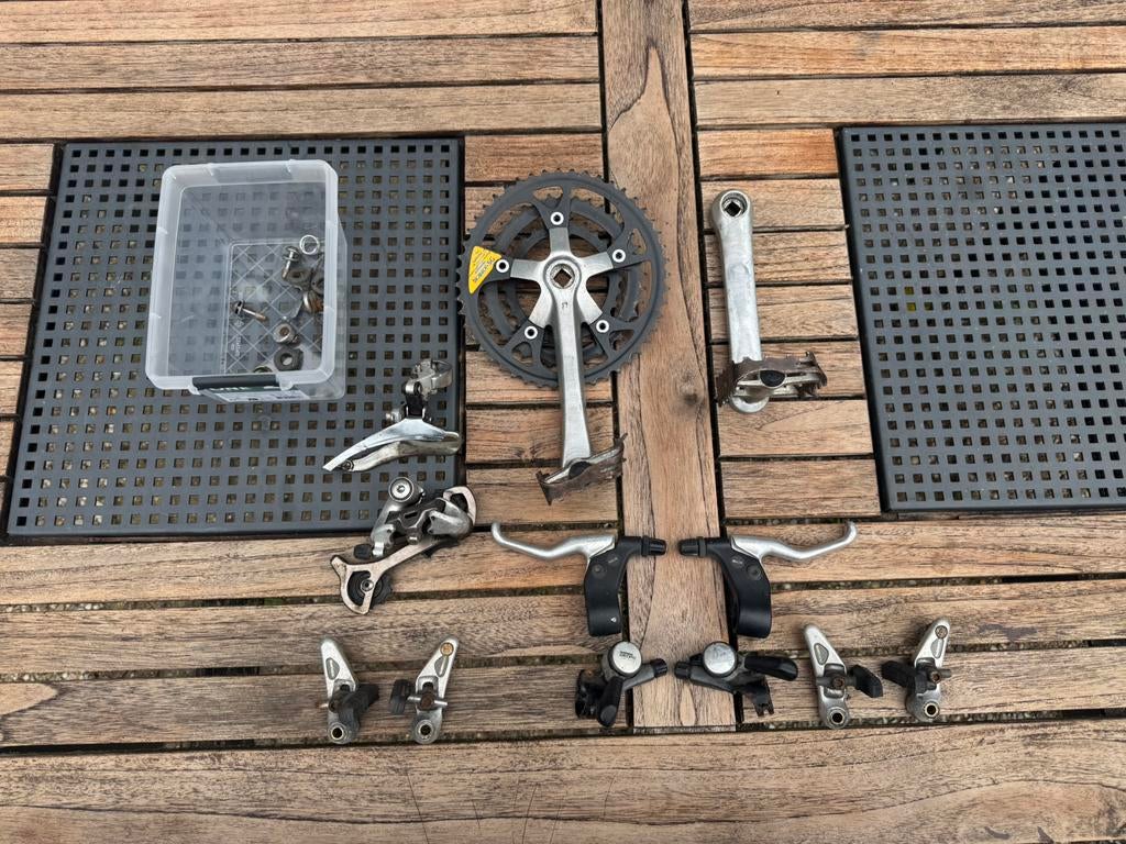 Shimano Deore DX M650 groep, Fietsen en Brommers, Fietsonderdelen, Ophalen, Gebruikt