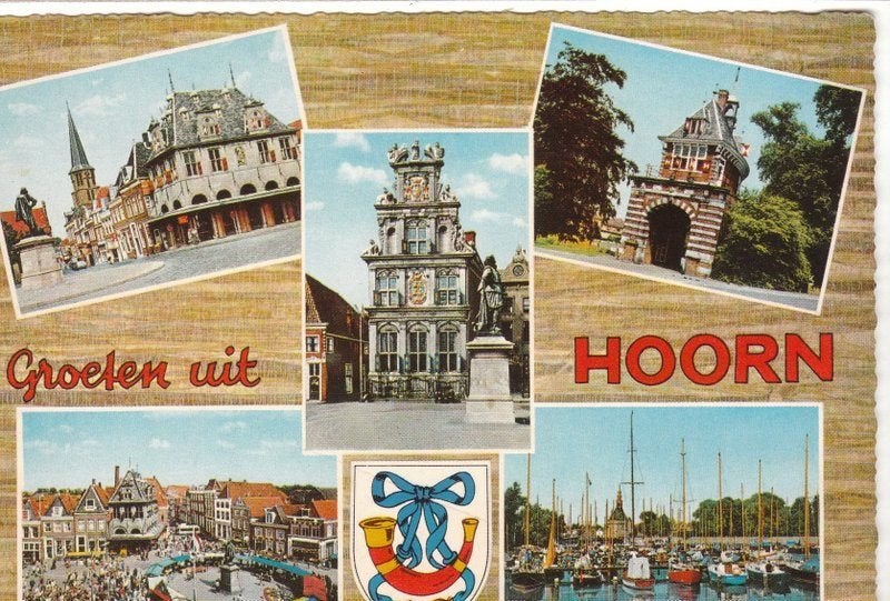 Ansichtkaart, Groeten uit Hoorn [4270]  [VeAnAn], Ophalen of Verzenden, 1980 tot heden, Gelopen, Noord-Holland