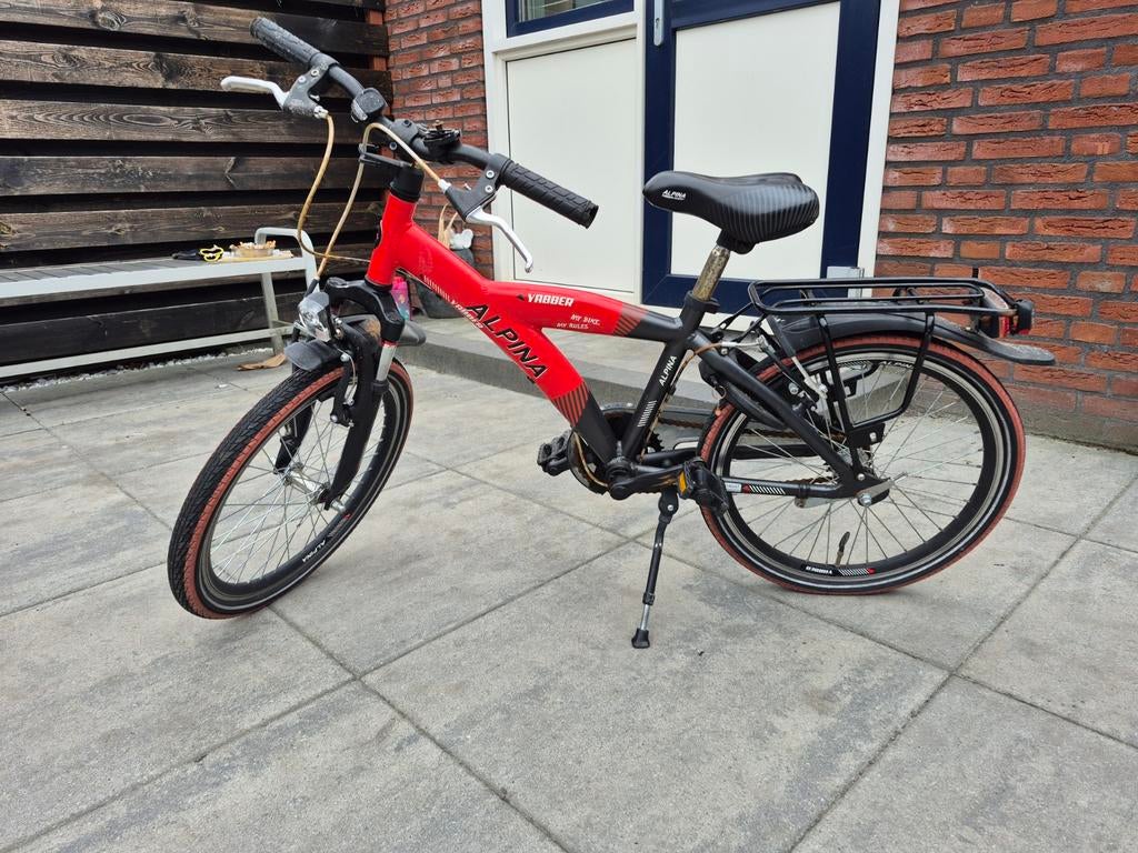 Kinderfiets, Terugtraprem, Gebruikt, Alpina  yabber, Ophalen of Verzenden