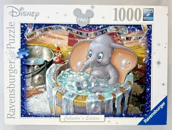 Ravensburger Disney Dumbo puzzel Collector's Ed. 1000 stuks, Verzenden, 500 t/m 1500 stukjes, Zo goed als nieuw, Legpuzzel