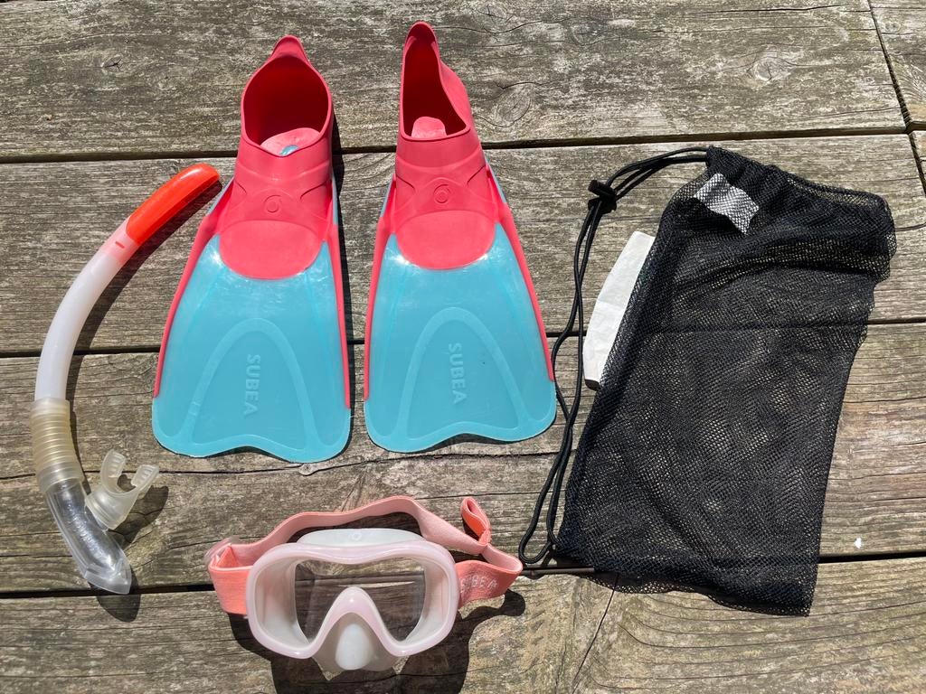 Snorkelset kind, Ophalen of Verzenden, Gebruikt, Snorkelset