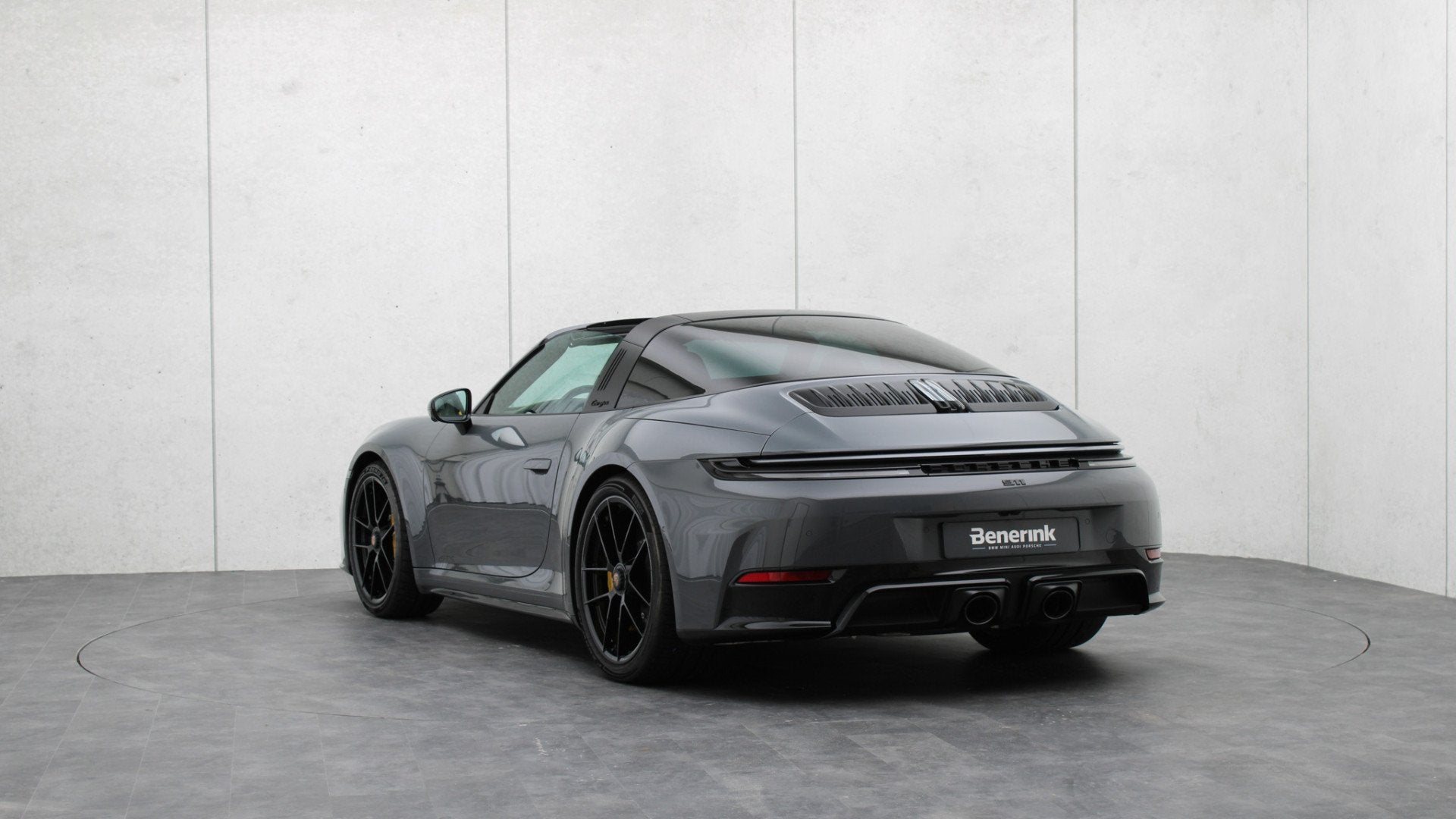 Porsche 911 992.2 Targa 4 GTS | Burmester | PCCB | Lift | St, Auto's, 12 maanden, Gebruikt, Zwart, Leder