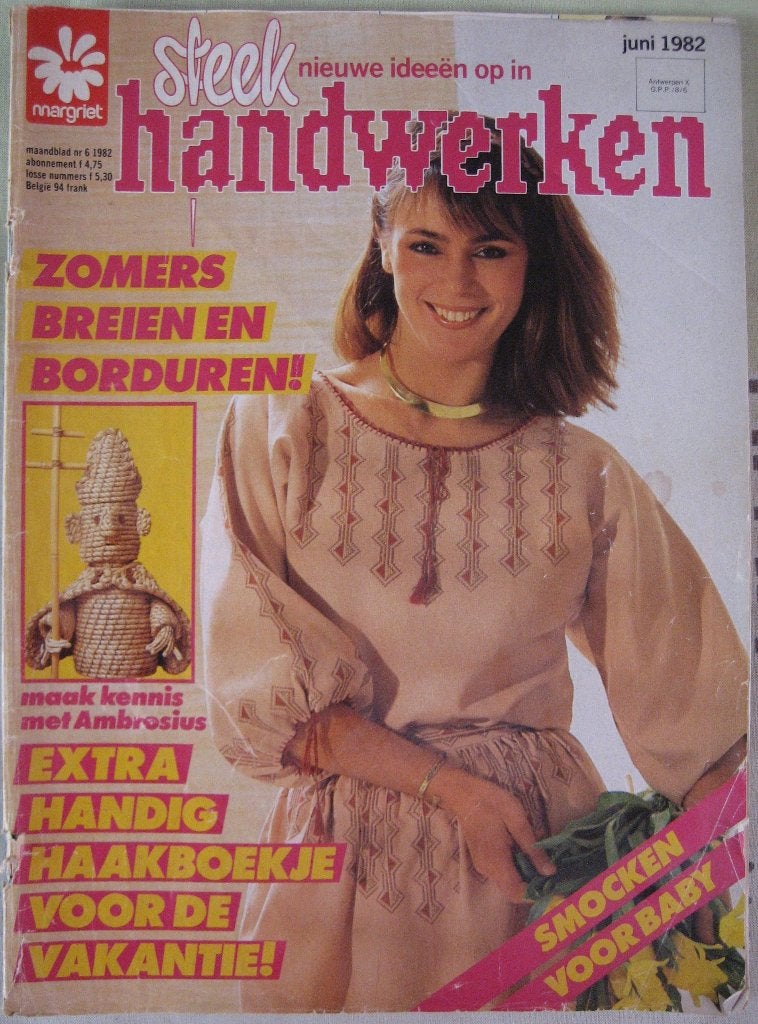 Margriet Steek Handwerken - Juni 1982, Ophalen of Verzenden, Gelezen, Overige onderwerpen
