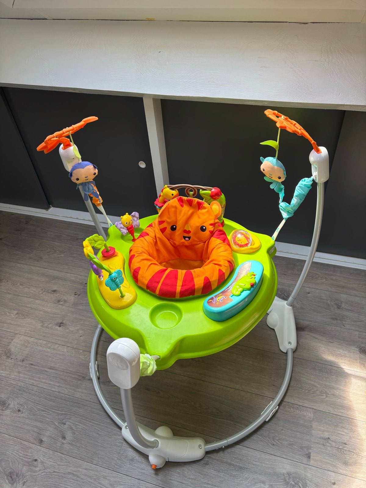 Fisher-Price Jumperoo Rainforest, Ophalen, Zo goed als nieuw, Overige typen, Met geluid