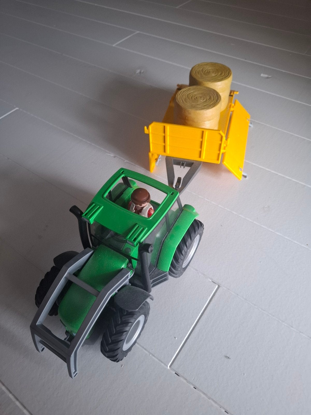Playmobil tractor met aanhangwagen 9317, Ophalen, Zo goed als nieuw