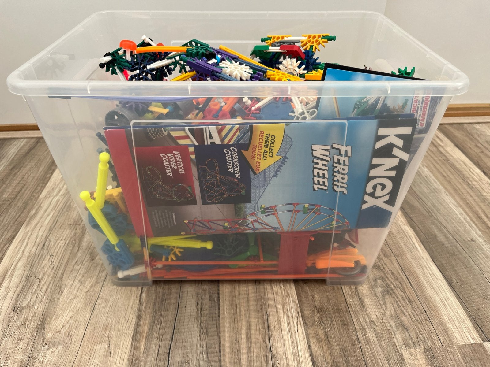 Grote doos K'nex met handleidingen, Ophalen, Gebruikt, K'nex