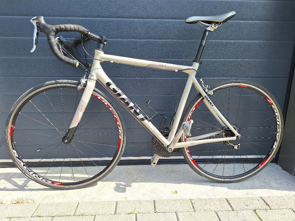 Racefiets Giant TCR - 2, Fietsen en Brommers, Fietsen | Racefietsen, Gebruikt, Velgrem, Aluminium, 57 tot 61 cm