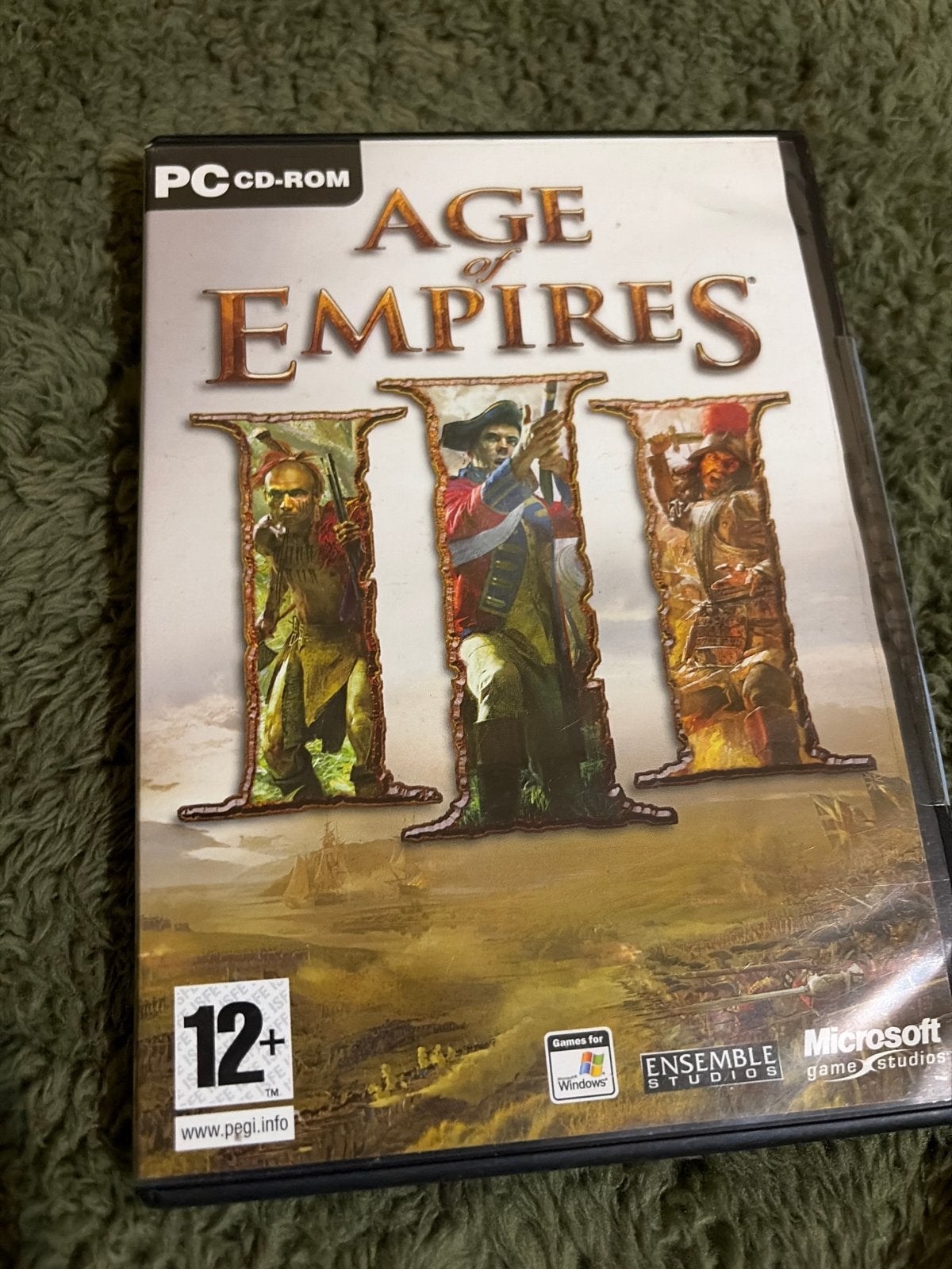 Age of Empires III PC CD-ROM - Strategie Game, Spelcomputers en Games, Games | Pc, Ophalen, Online, Gebruikt, 1 speler