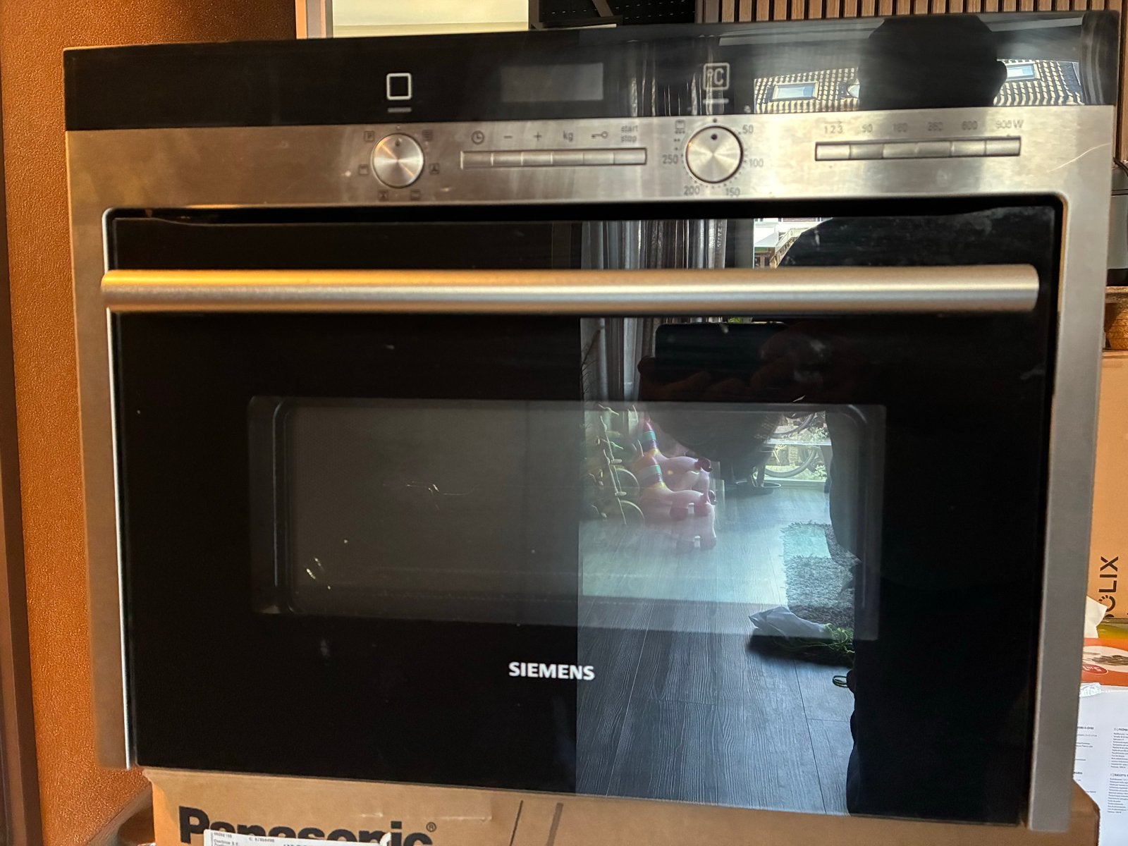 Siemens HB84K552/06 Inbouw Combi Oven/Magnetron RVS, Witgoed en Apparatuur, Ophalen, Gebruikt, Siemens, Combi-oven