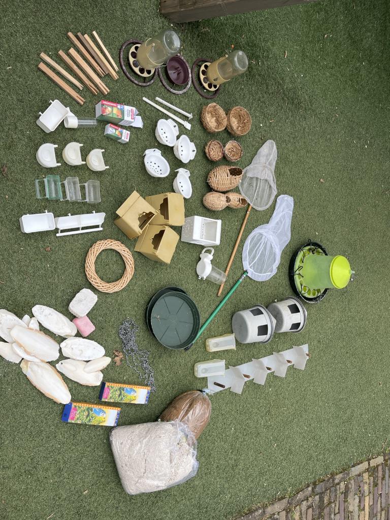 vogelspullen te koop (Apart of alles?), Ophalen of Verzenden, Gebruikt, Kooi-accessoires