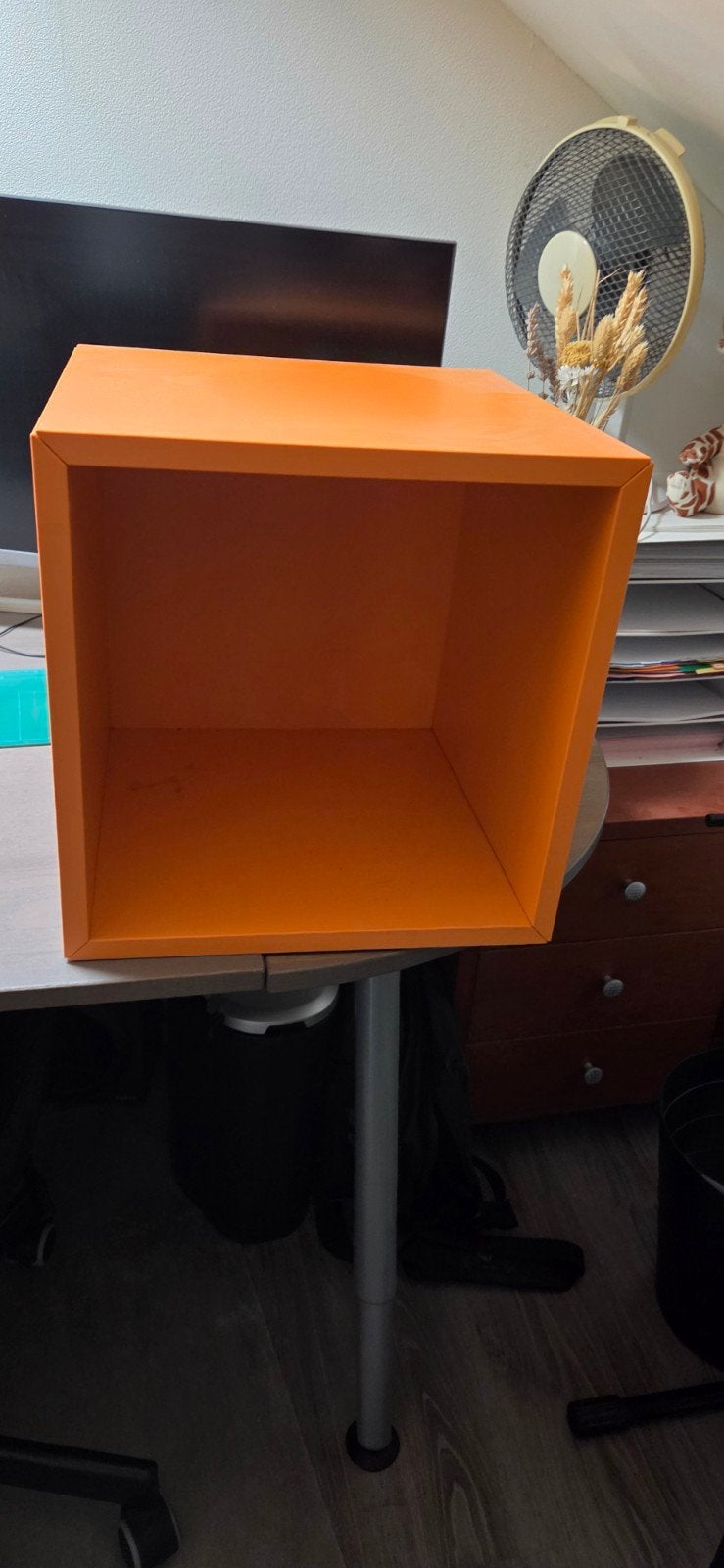 IKEA Eket kastjes - Oranje en wit, Ophalen, Gebruikt
