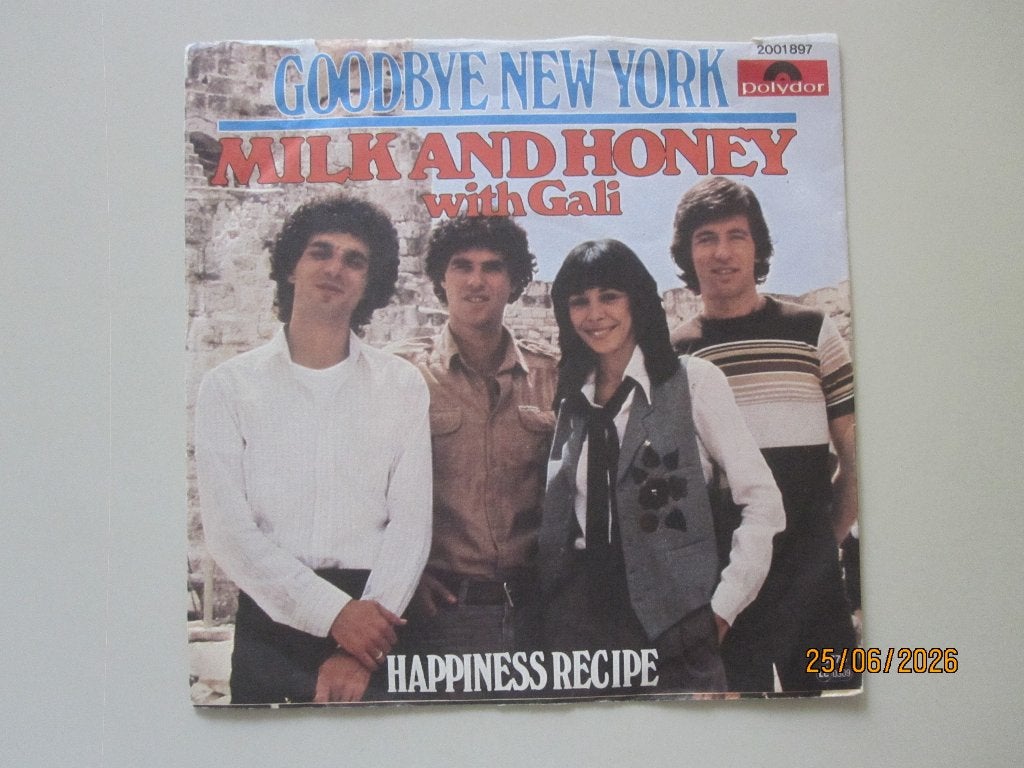 MILK and  HONEY with  GALI - goodbye new york - 7", Ophalen of Verzenden, Gebruikt