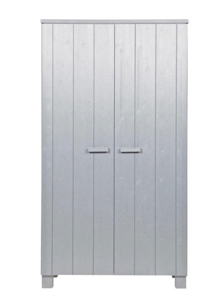 Kledingkast grijs woood, Ophalen, Gebruikt, Kast, 50 tot 70 cm