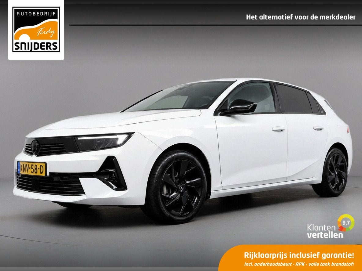 Opel Astra 1.2 GS Line | 360 Cam | LED Plus | Ambilight | Na, Auto's, 1199 cc, Wit, Bedrijf, Handgeschakeld