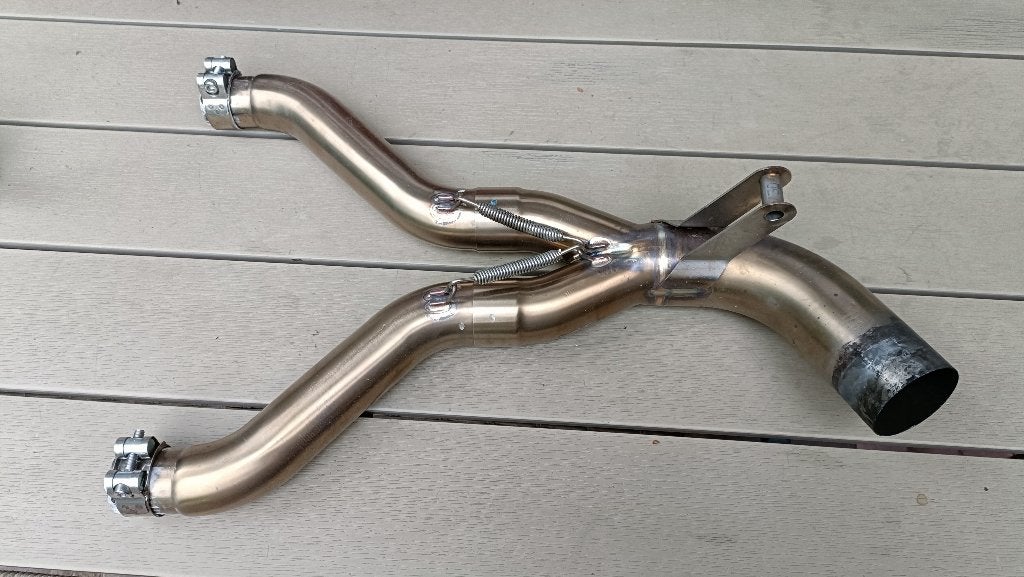 Decat Moto Guzzi V85 tt v85tt uitlaat, Motoren, Onderdelen | Overige, Ophalen of Verzenden, Gebruikt