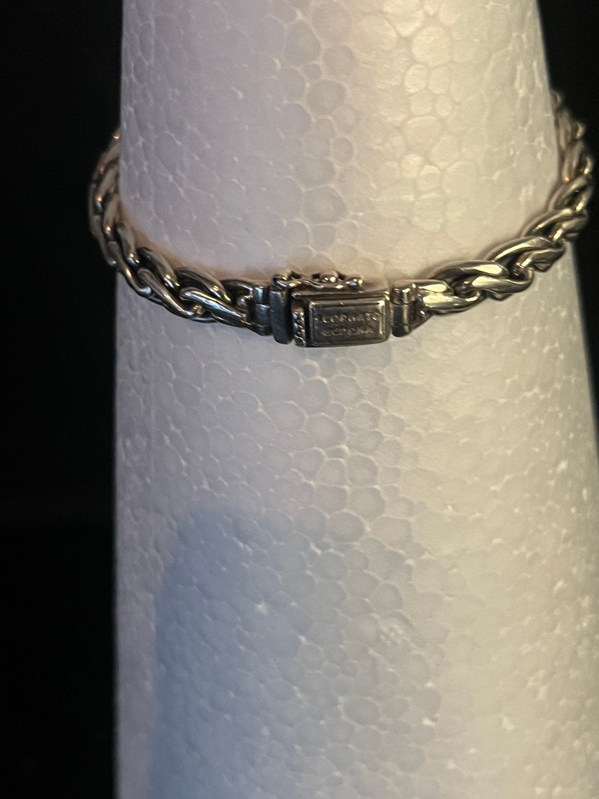 Buddha to buddha armband george mini, Ophalen, Gebruikt, Zilver, Zilver