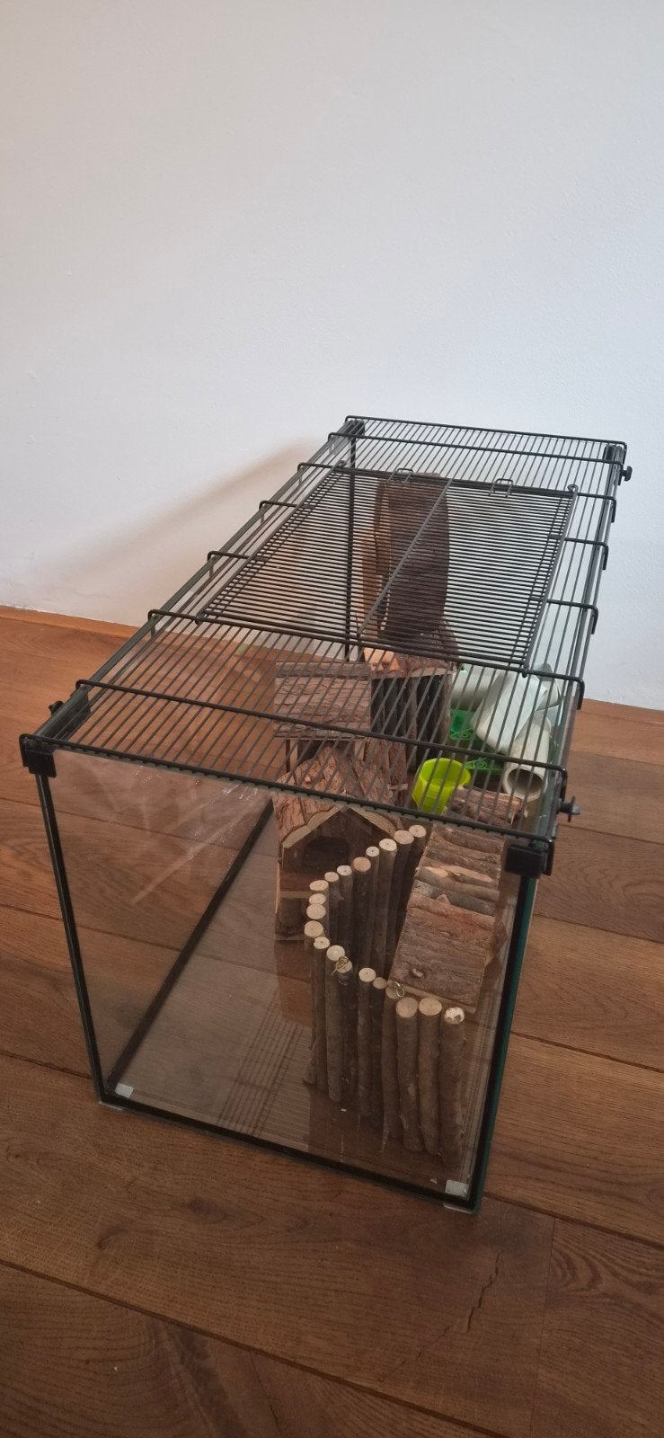 Ferplast Jerry 80 hamsterkooi met toebehoren, Dieren en Toebehoren, Kooi, Minder dan 75 cm, Zo goed als nieuw, Ophalen