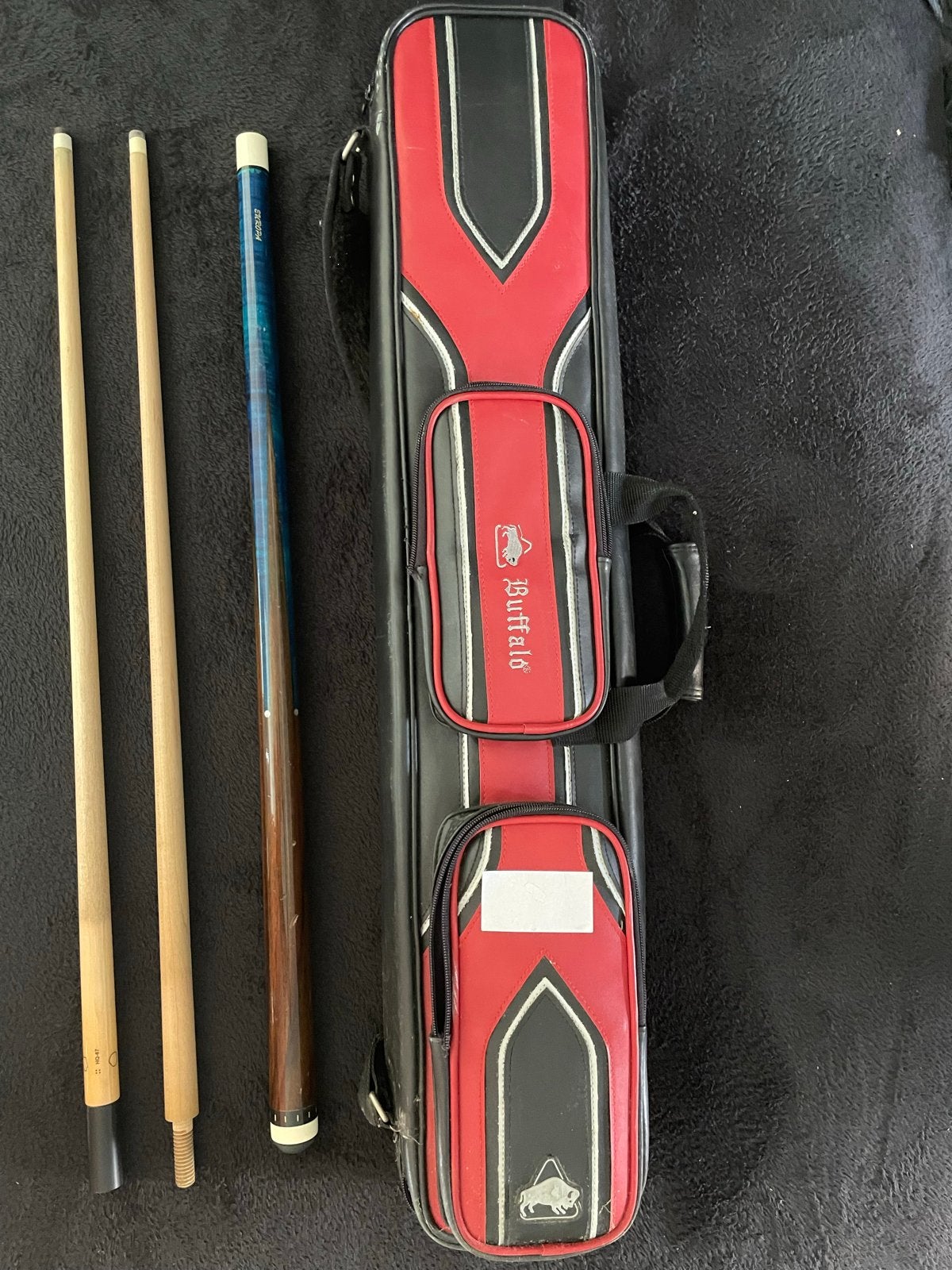 Biljart keu met extra shaft (HQ-67) en tas, Sport en Fitness, Biljarten en Poolen, Ophalen of Verzenden, Gebruikt, Keu of Ballen