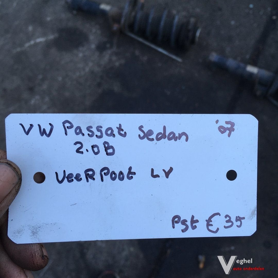 Vw Passat 2.0 sedan  2007  Veerpoot Linksvoor of Rechtsvoor, Auto-onderdelen, Gebruikt, -, -, Ophalen of Verzenden