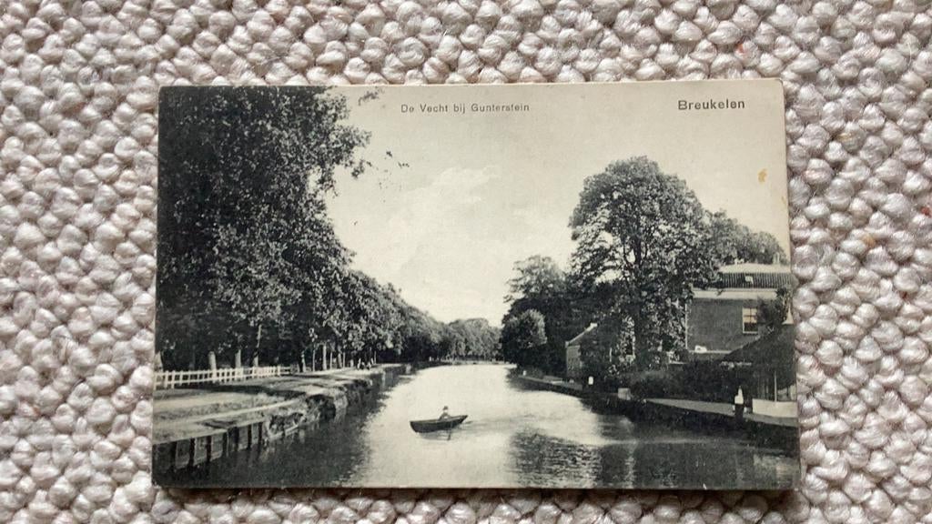 Ansichtkaart Breukelen De Vecht bij Gunterstein 1907. 963, Ophalen of Verzenden, Voor 1920, Gelopen, Utrecht