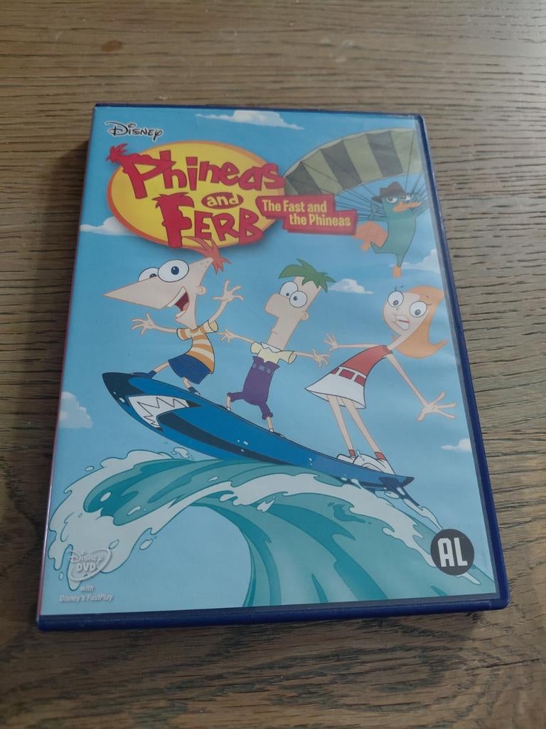 Disney Phineas and Ferb the fast and the phineas dvd., Cd's en Dvd's, Alle leeftijden, Ophalen of Verzenden, Gebruikt, Amerikaans
