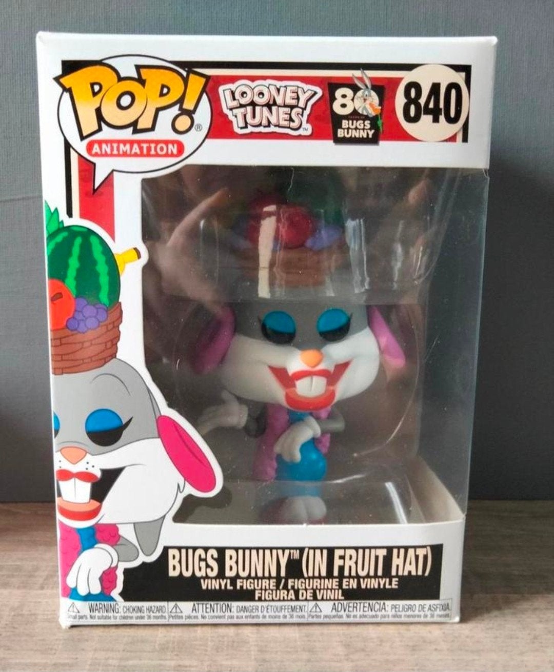 840 Bugs Bunny In Fruit Hat Looney Tunes Funko Pop, Verzamelen, Verzenden, Zo goed als nieuw