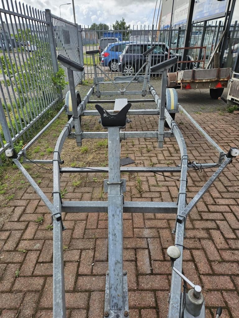 Valktrailer, Watersport en Boten, Boottrailers, Ophalen, Gebruikt, Open zeilboottrailer, Geremd