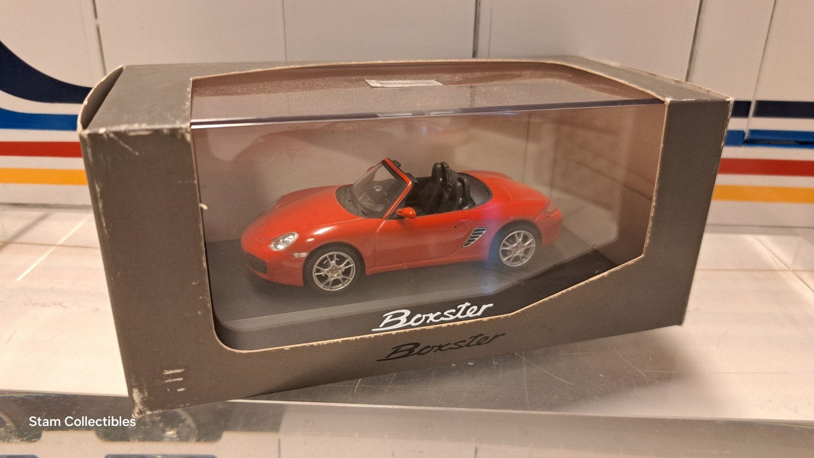 Schuco Porsche Boxster 986 Red Dealer Edition, Hobby en Vrije tijd, Modelauto's | 1:43, Gebruikt, Auto, Ophalen of Verzenden, Schuco