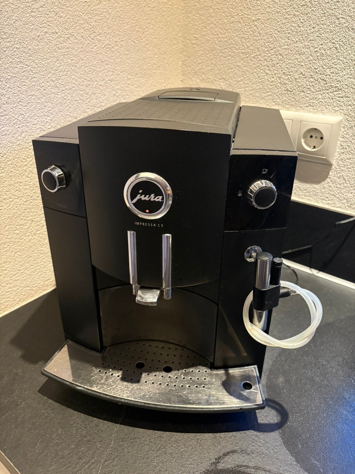 Jura C5 Impressa, Ophalen, Zo goed als nieuw, Koffiemachine