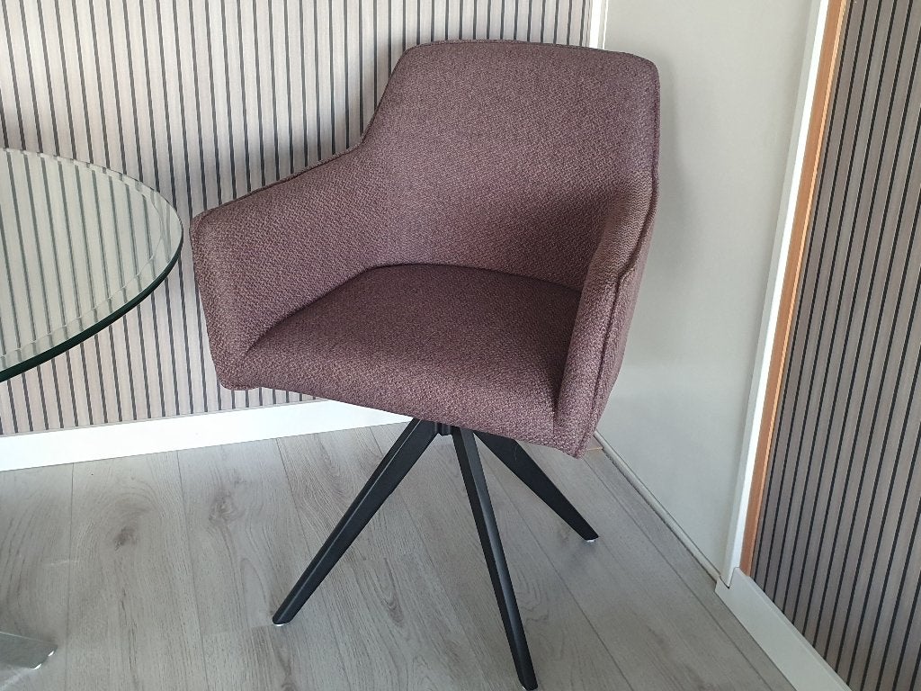 Eettafel stoel, Ophalen, Nieuw, Bruin, Eén
