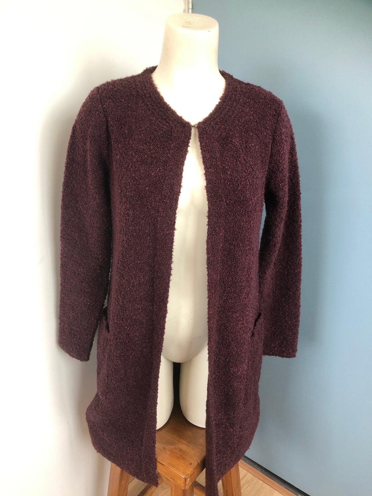 Kyra & ko aubergine halflang vest l Emilia met wol wollen, Kleding | Dames, Truien en Vesten, Paars, Maat 42/44 (L), Ophalen of Verzenden