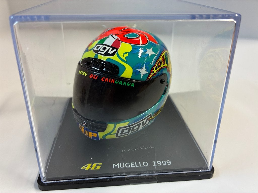 69787: Helm - MotoGP - Valentino Rossi - Mugello 1999 - 1:5, Overige typen, Zo goed als nieuw, Bachsatztstr. 54 D 72131 Ofterdingen, Germany