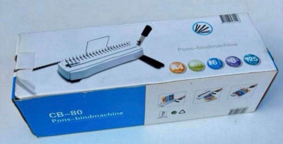 Pons-Bindmachine CB-80|Bindmachine|binder, Ophalen of Verzenden, Zo goed als nieuw