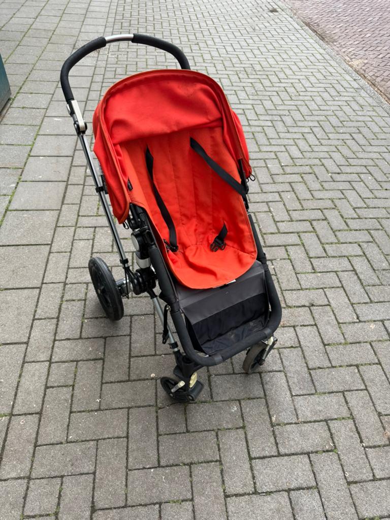 Bugaboo Cameleon 3 kinderwagen - Oranje moet snel weg, Gebruikt, Bugaboo, Verstelbare duwstang, Ophalen