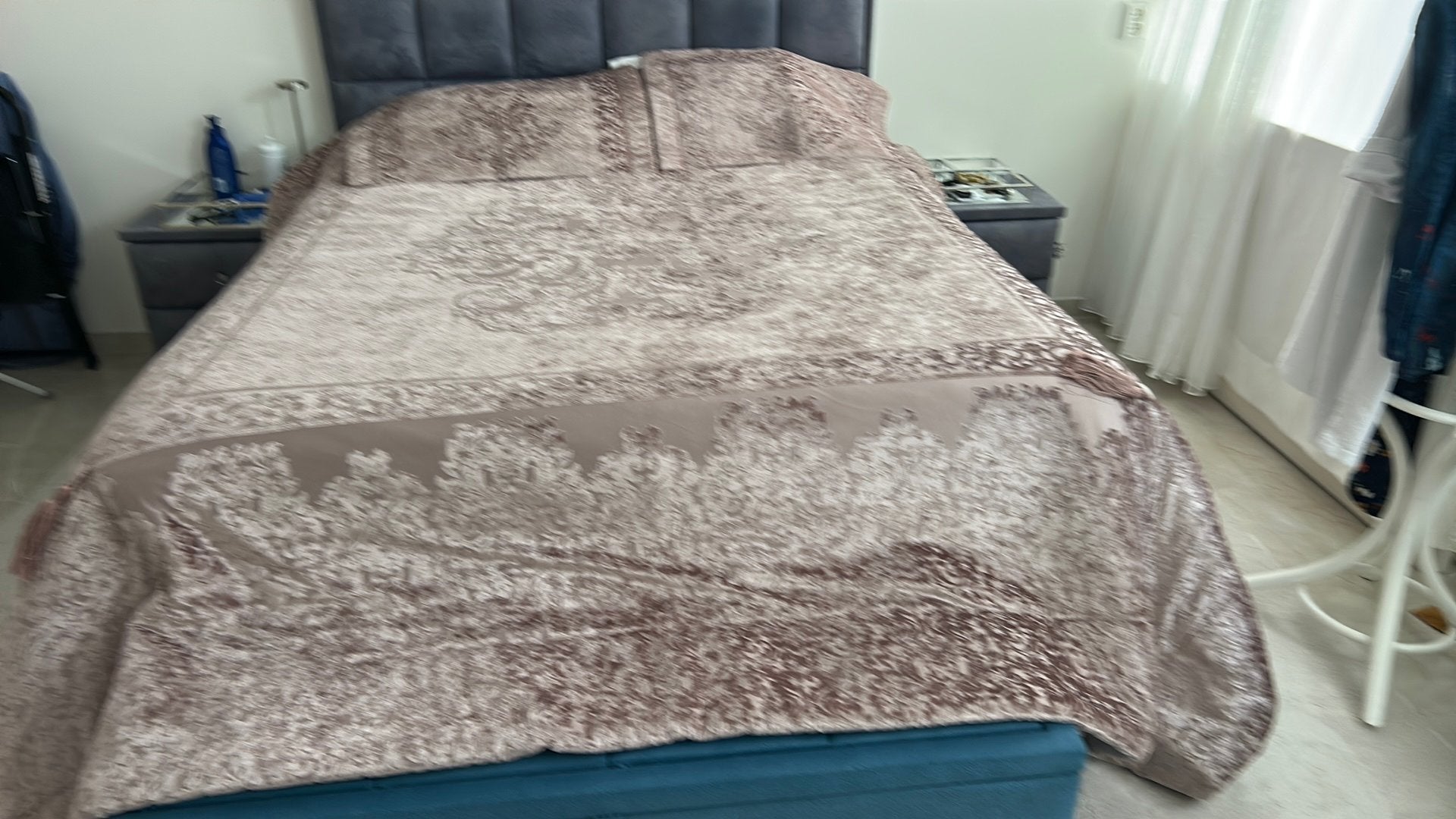 Bedden goed, Ophalen of Verzenden, Overige merken, Polyester, Paars