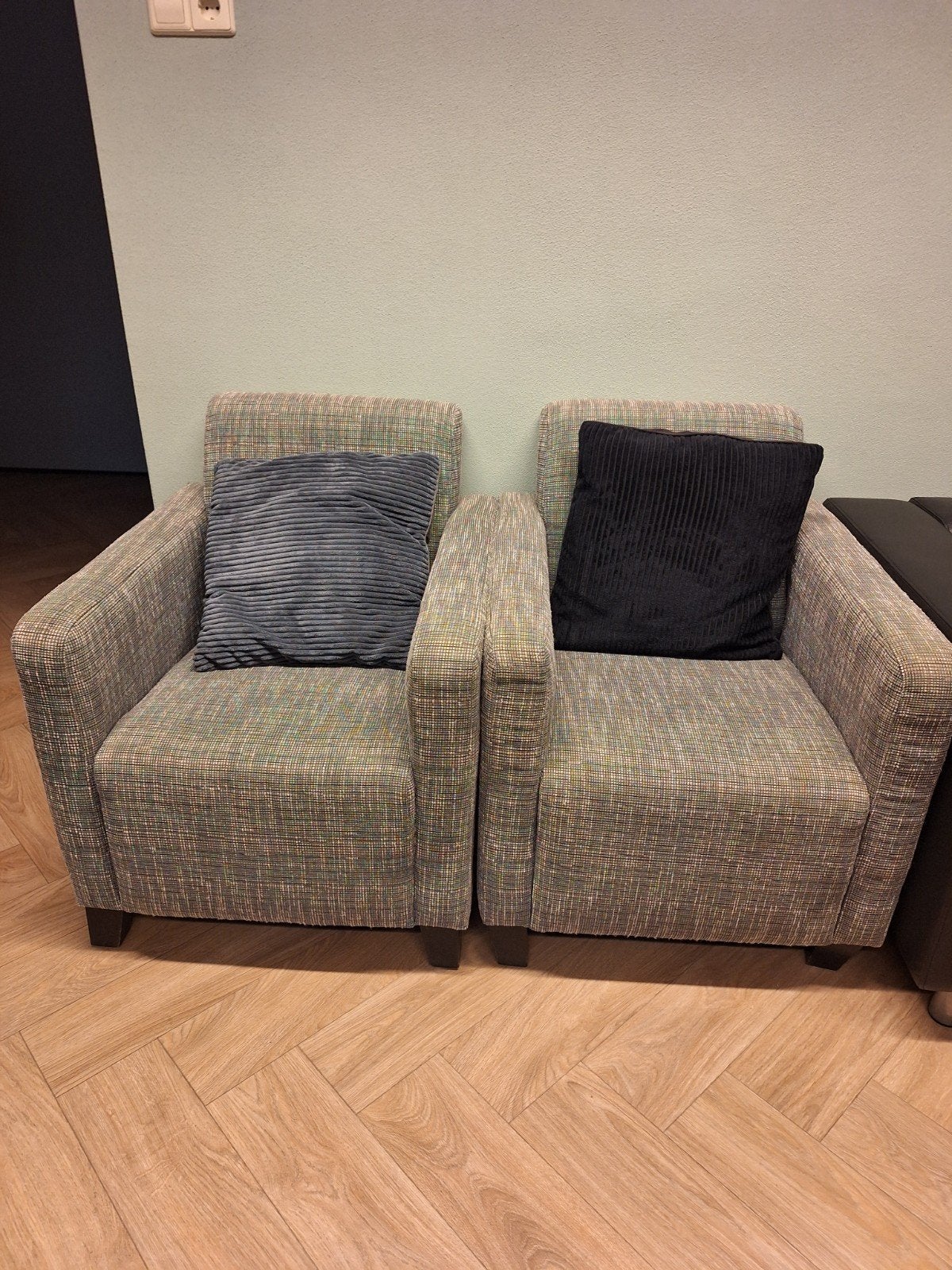 2 heerlijk zittende fauteuils, Ophalen, Eenpersoons, 75 tot 100 cm, Zo goed als nieuw