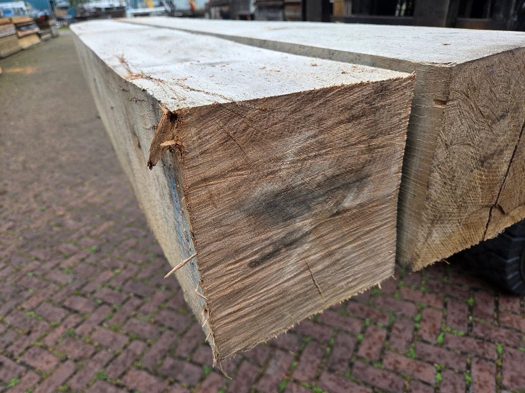 2 Rustiek Eiken balken 20x20 cm / 2.50 m lang - nr: HB352, Ophalen, 180 tot 250 cm, Overige typen