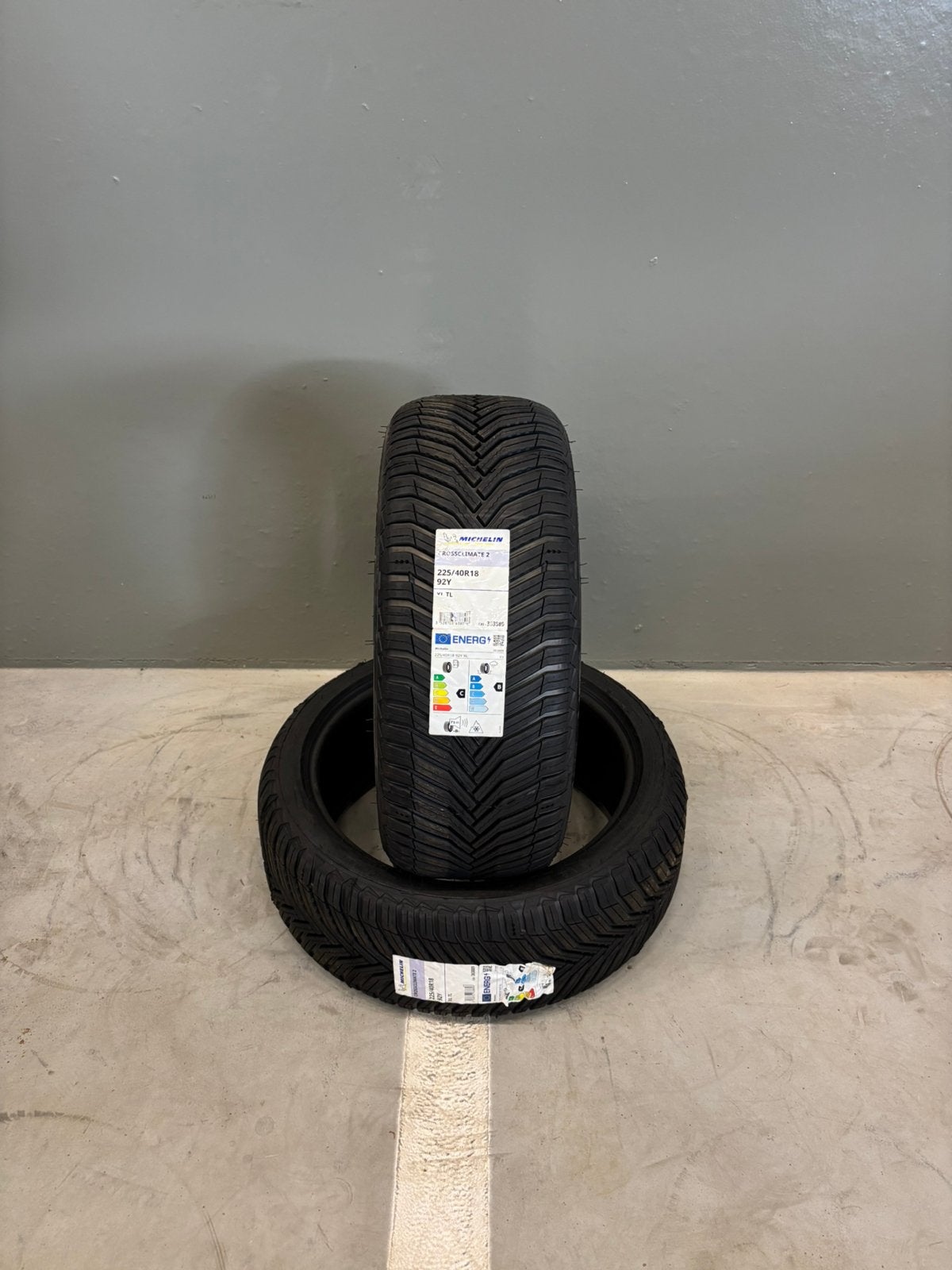 2x nieuwe Michelin banden 225/40/R18, Ophalen, Zo goed als nieuw