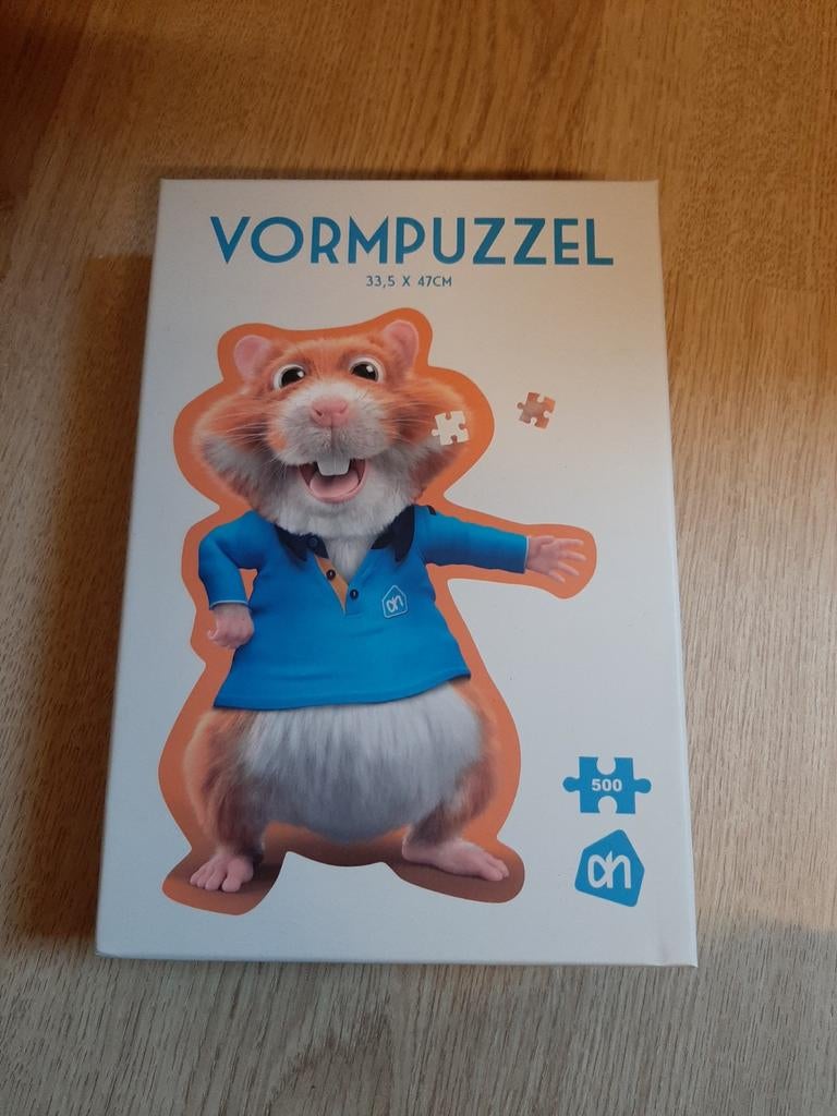 AH hamster vorm puzzel 500 stukjes, Ophalen of Verzenden
