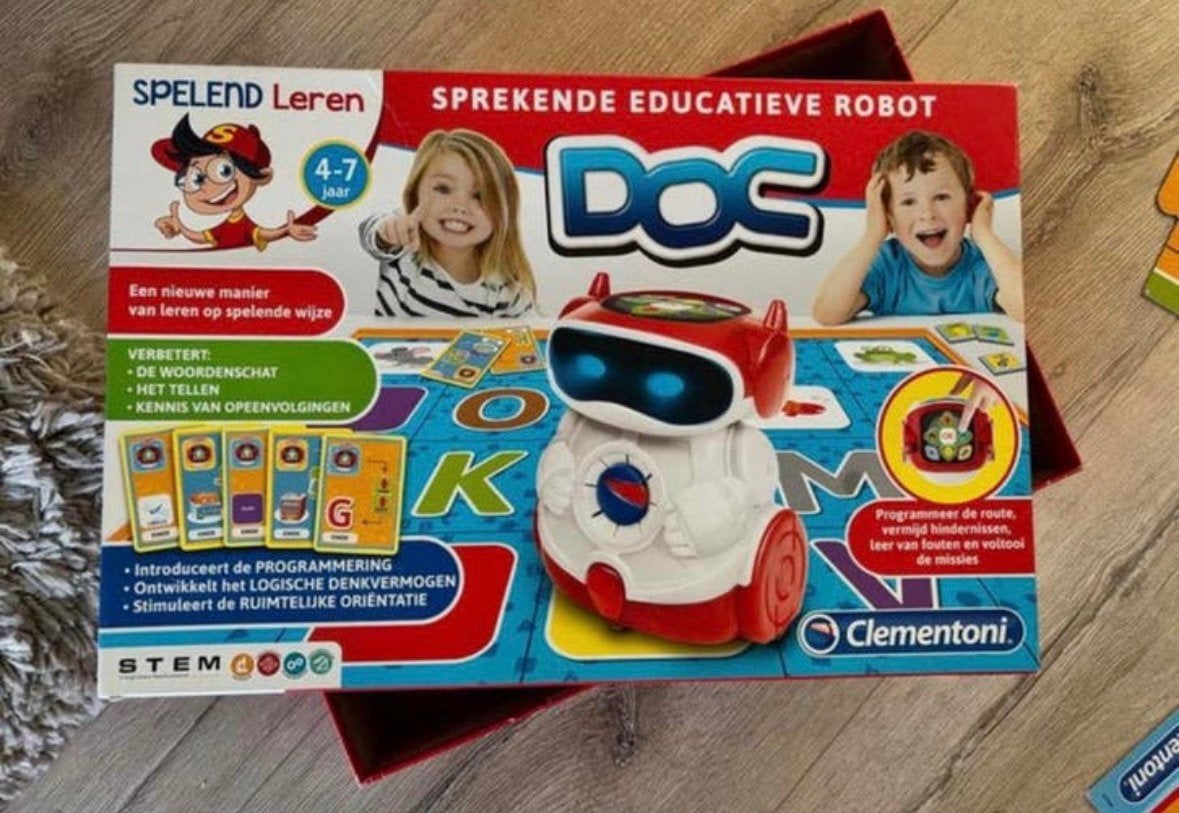 Clementoni DOC Spelend Leren Robot, Kinderen en Baby's, Speelgoed | Educatief en Creatief, Ophalen, Gebruikt