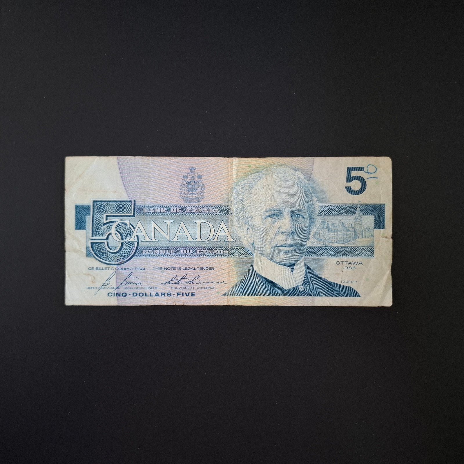 5 dollar Canada #017, Ophalen of Verzenden, Noord-Amerika, Los biljet