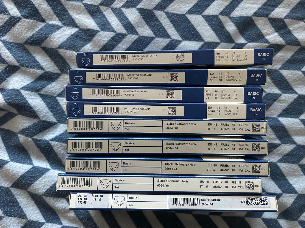 Sloggi basic tai, Ophalen, Zwart, Slip
