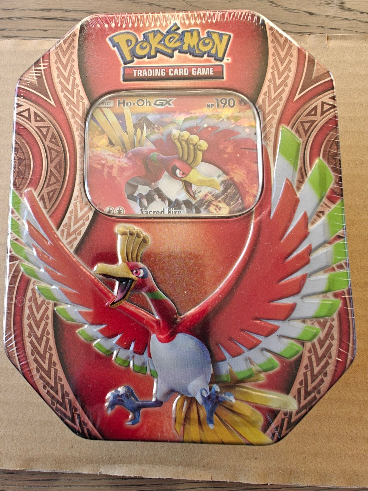 Pokemon Ho-Oh Sealed tin Gem Mint conditie !, Ophalen of Verzenden, Nieuw, Boosterbox, Foil