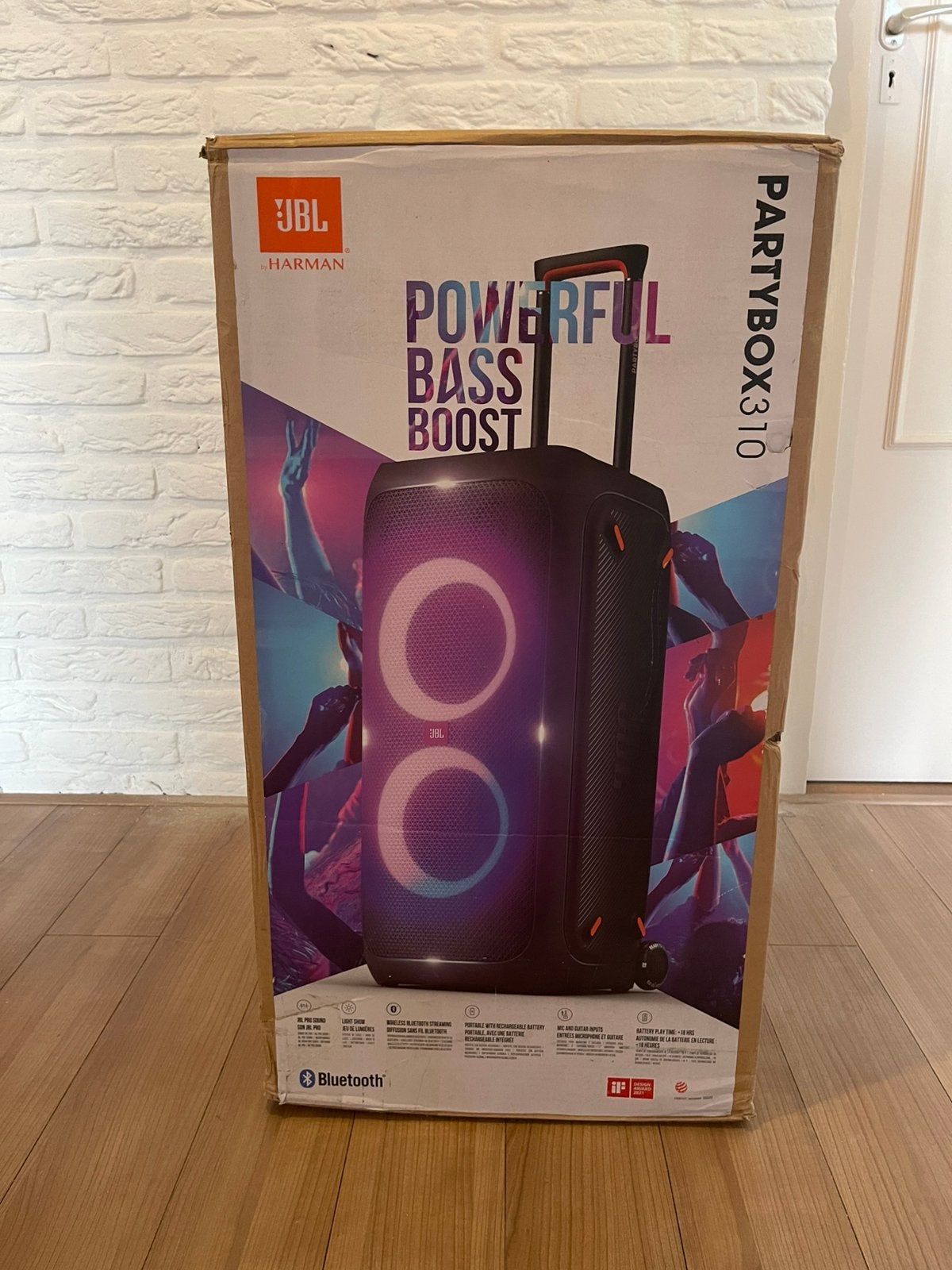 Gloednieuwe JBL PartyBox 310 (Nieuw in gesloten doos), Ophalen, Nieuw, Center speaker, JBL