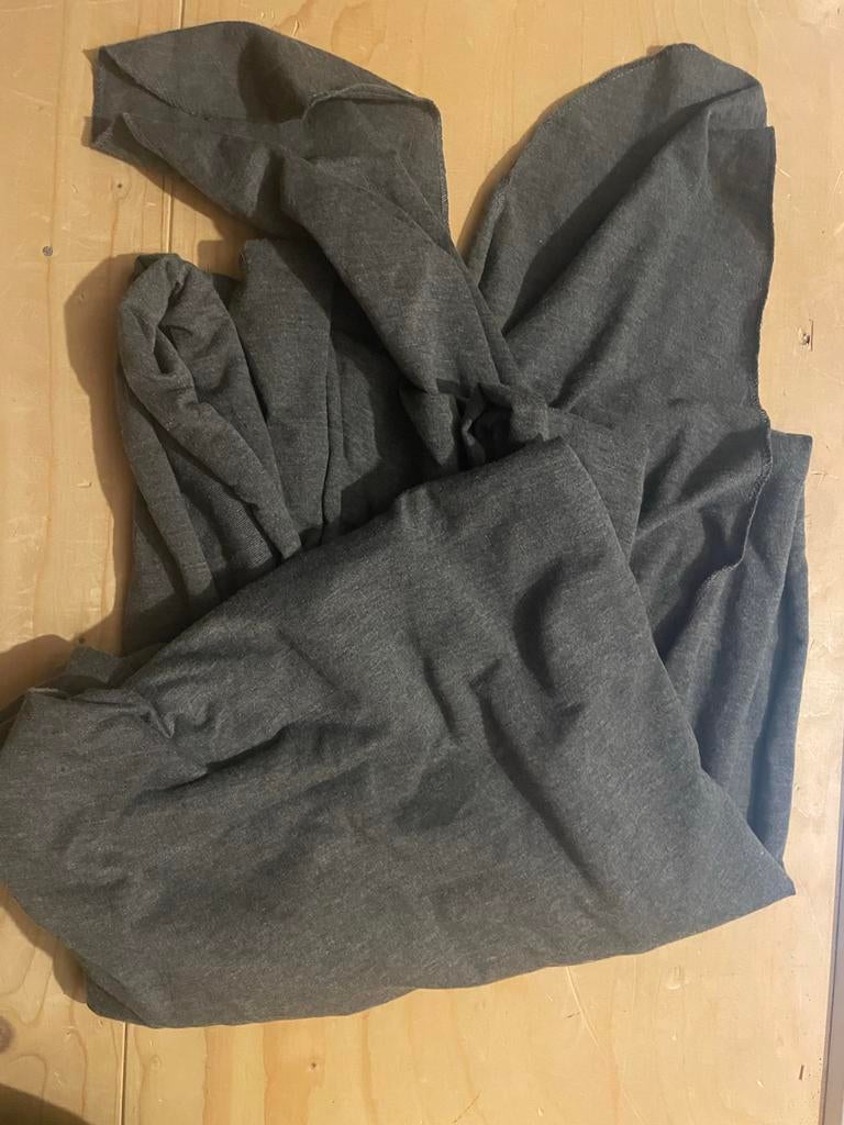 Donkergrijze stretch draagdoek, Kinderen en Baby's, Babydragers en Draagdoeken, Overige merken, Draagdoek, Ophalen of Verzenden