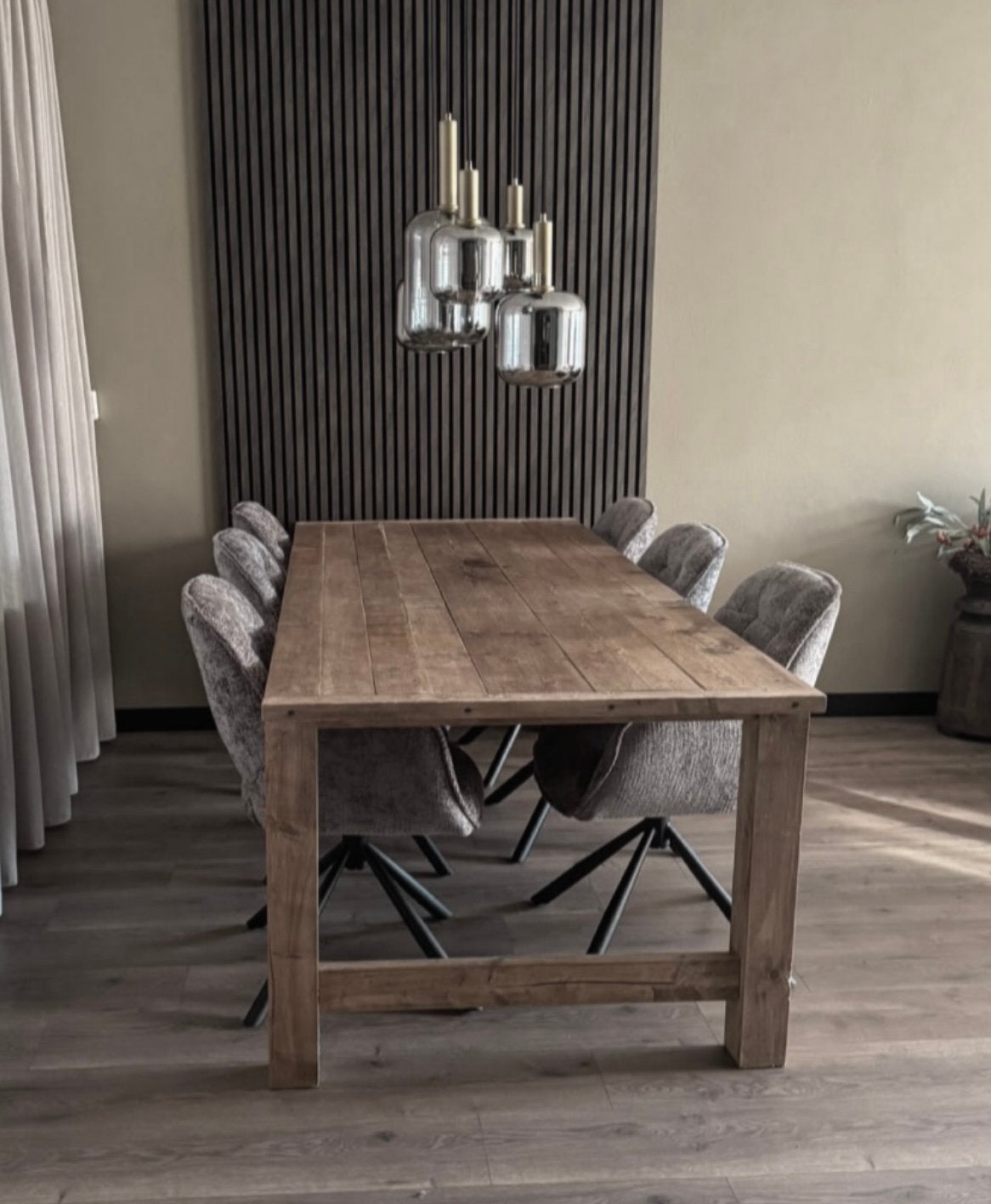 ~Stoer Sober Landelijk Houten Kloostertafel/Eethoektafel~, Huis en Inrichting, Woonaccessoires | Overige, Ophalen of Verzenden