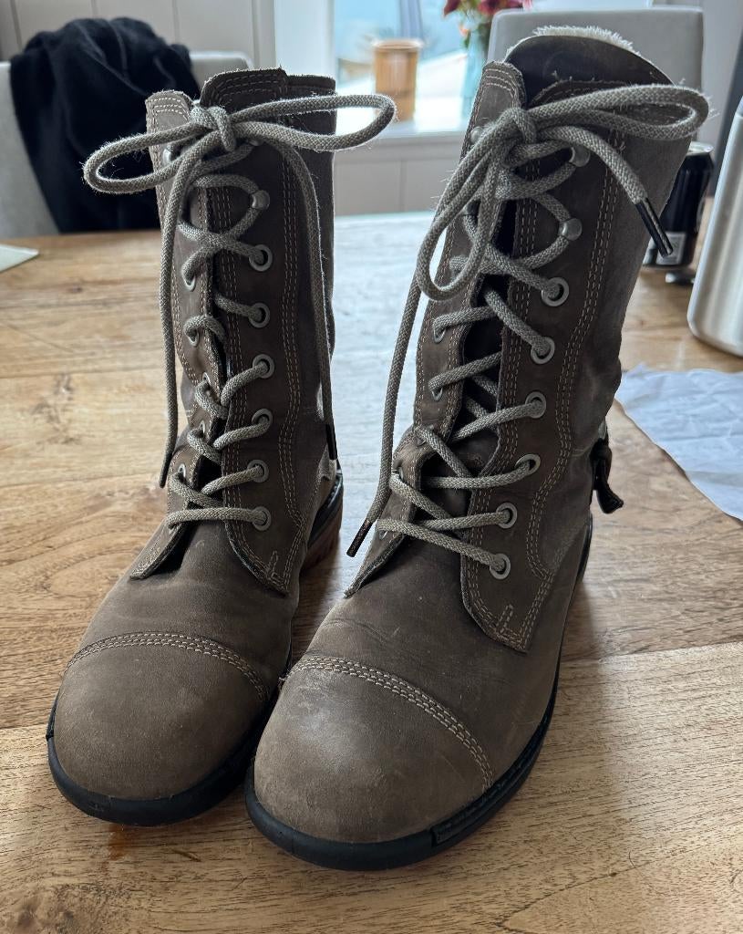 ECCO gevoerde laarzen Maat 39, Ecco, Beige, Lage of Enkellaarzen, Ophalen of Verzenden