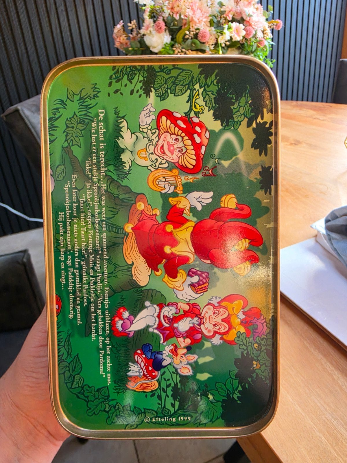 Efteling De Schat van de Draak blikken trommel 1999, Ophalen of Verzenden, Gebruikt, Overige typen