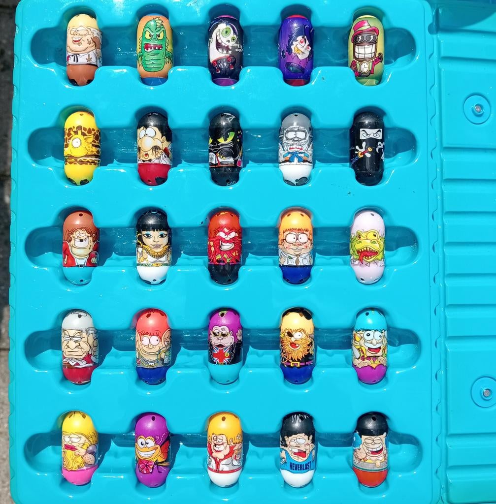 Luxe Mighty Beanz Collector Case - 50 stuks incl. Big Beanz, Ophalen of Verzenden